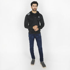 Men's Full Sleeves Jacket - Black