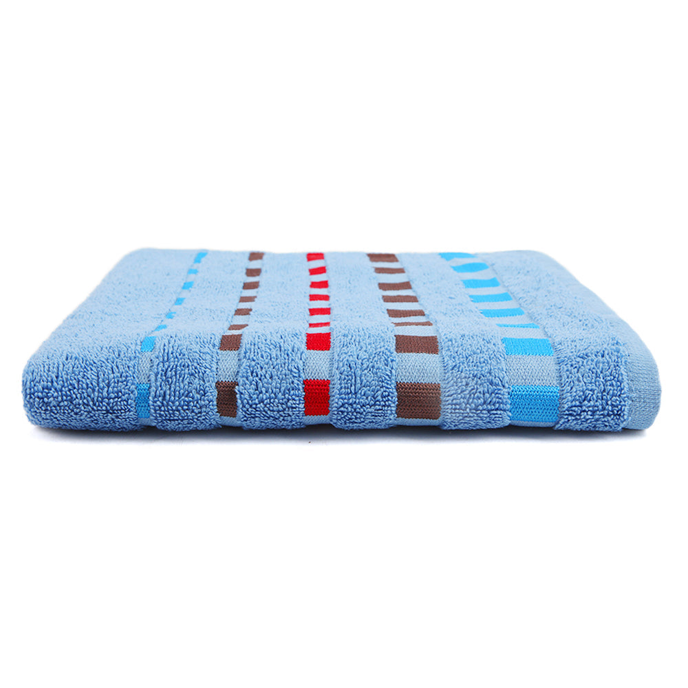 Dots Jacquard Face Towel - Denim, Face Towels, Chase Value, Chase Value
