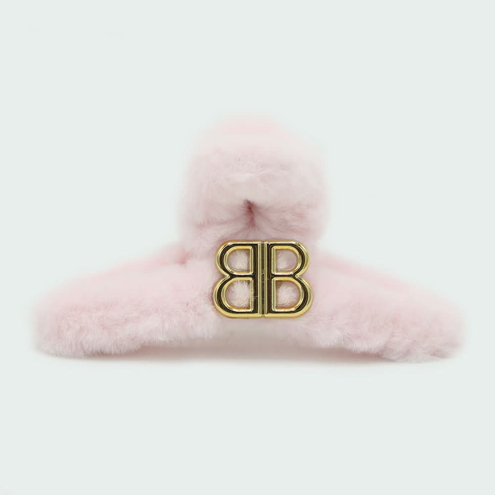 Large Furr Hair Catcher - Baby Pink, Women Hair & Head Jewellery, Chase Value, Chase Value