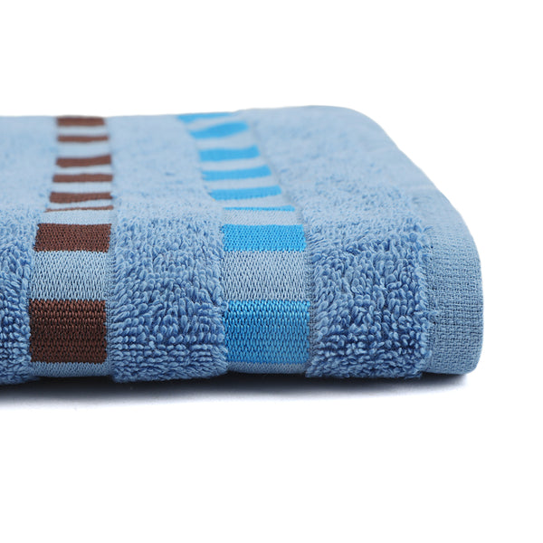 Dots Jacquard Face Towel - Denim