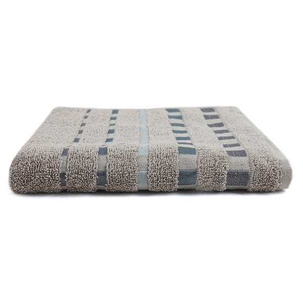 Dots Jacquard Face Towel - Grey