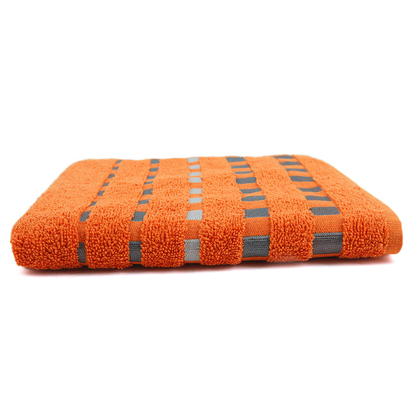 Dots Jacquard Face Towel - Orange