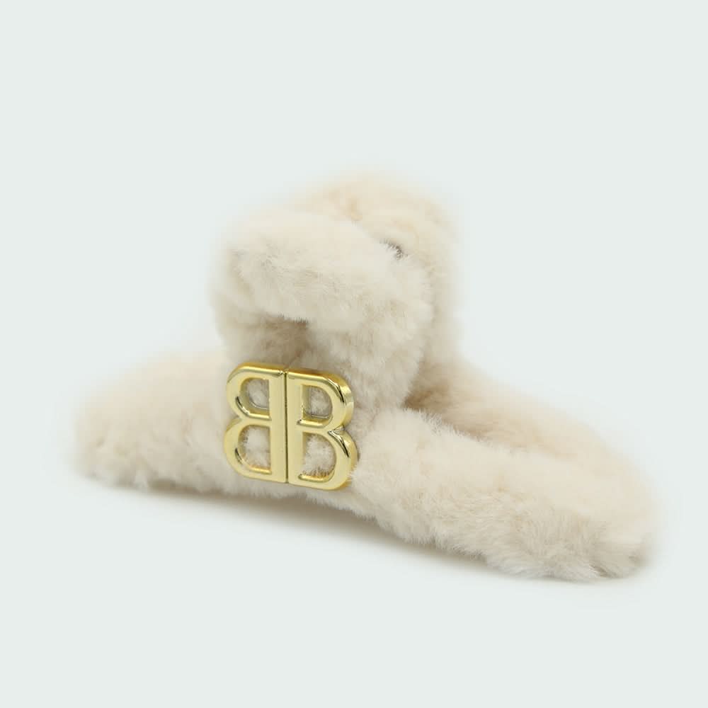 Large Furr Hair Catcher - Light Brown, Women Hair & Head Jewellery, Chase Value, Chase Value