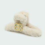 Large Furr Hair Catcher - Light Brown, Women Hair & Head Jewellery, Chase Value, Chase Value