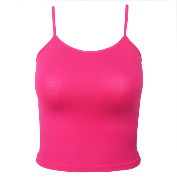 Girls Seamless Camisole - Fushia