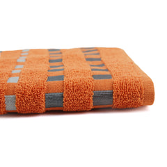 Dots Jacquard Face Towel - Orange