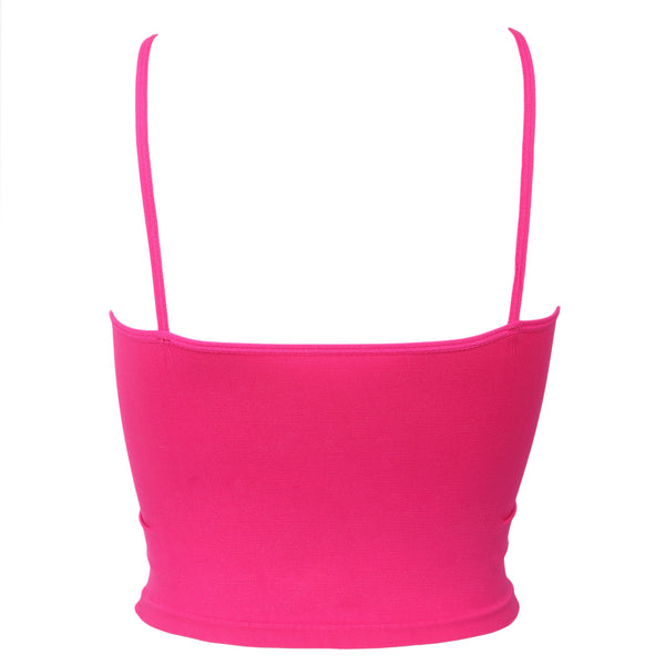 Girls Seamless Camisole - Fushia