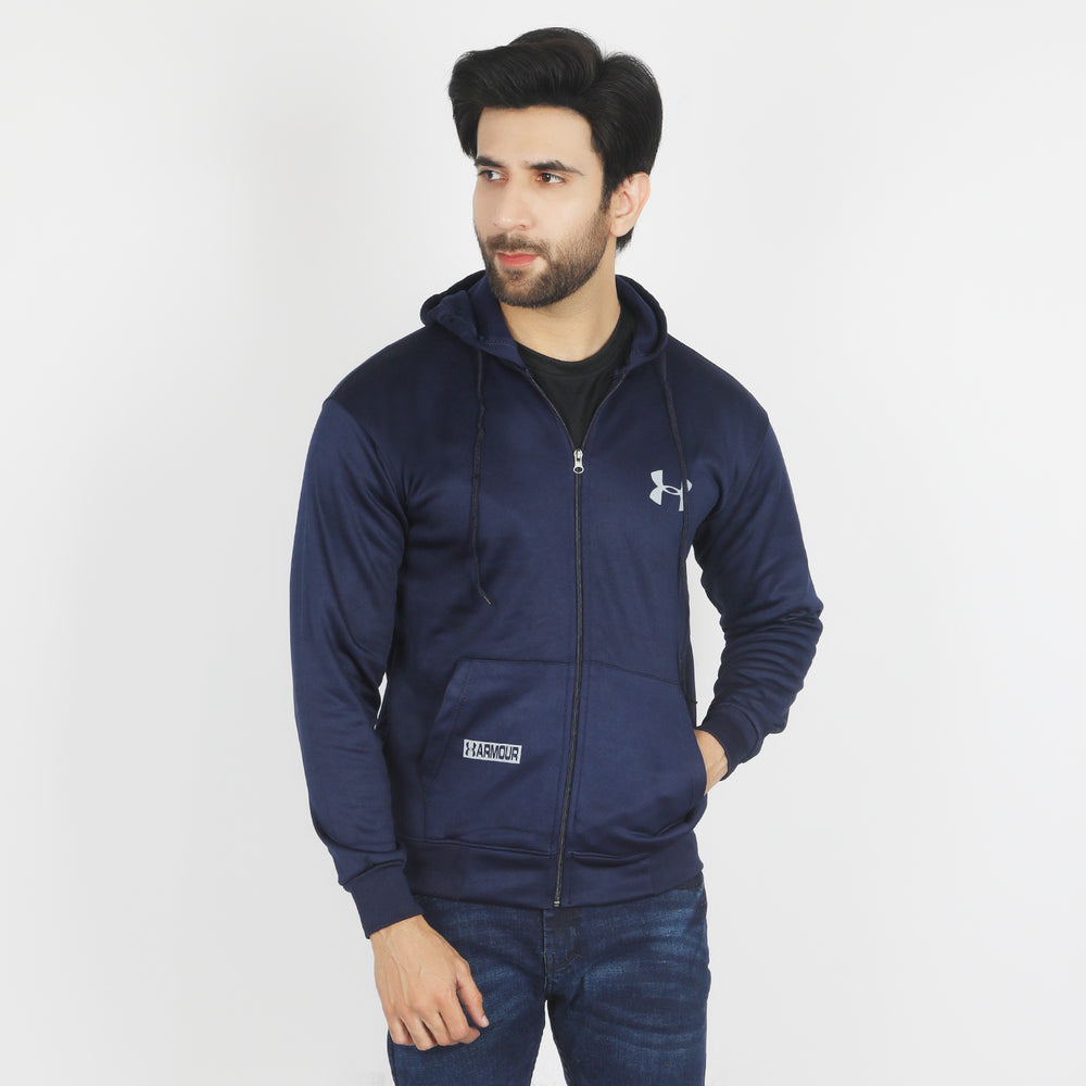 Men's Full Sleeves Jacket - Navy Blue, Men's Jackets & Hoodies, Chase Value, Chase Value