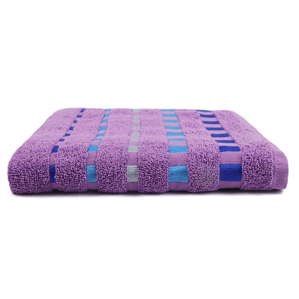 Dots Jacquard Face Towel - Light Purple