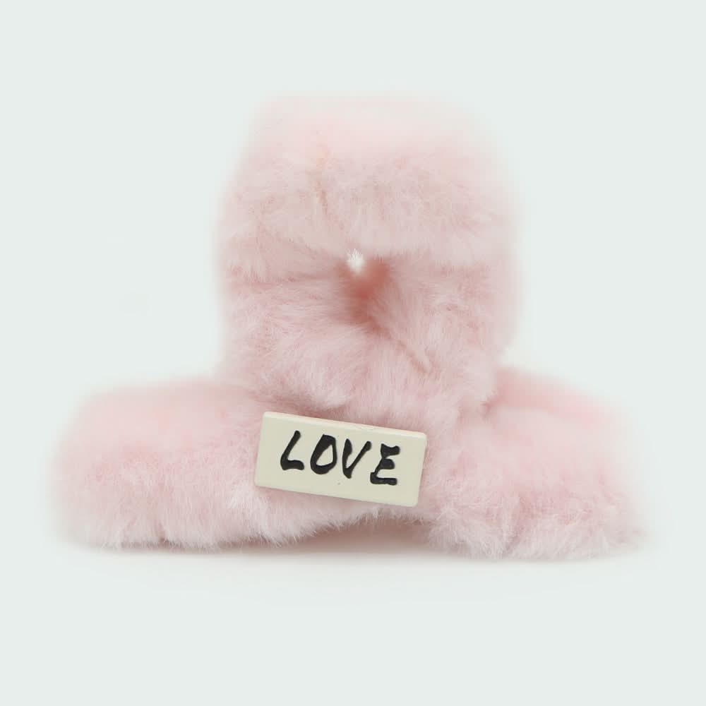 Small Furr Hair Catcher - Baby Pink, Women Hair & Head Jewellery, Chase Value, Chase Value