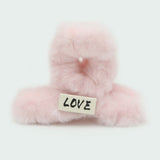 Small Furr Hair Catcher - Baby Pink, Women Hair & Head Jewellery, Chase Value, Chase Value