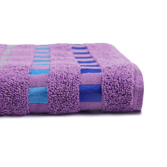 Dots Jacquard Face Towel - Light Purple