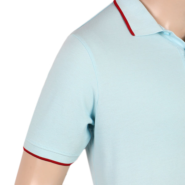 Eminent Men's Polo Half Sleeves T-Shirt - Sky Blue