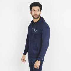 Men's Full Sleeves Jacket - Navy Blue