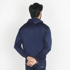 Men's Full Sleeves Jacket - Navy Blue