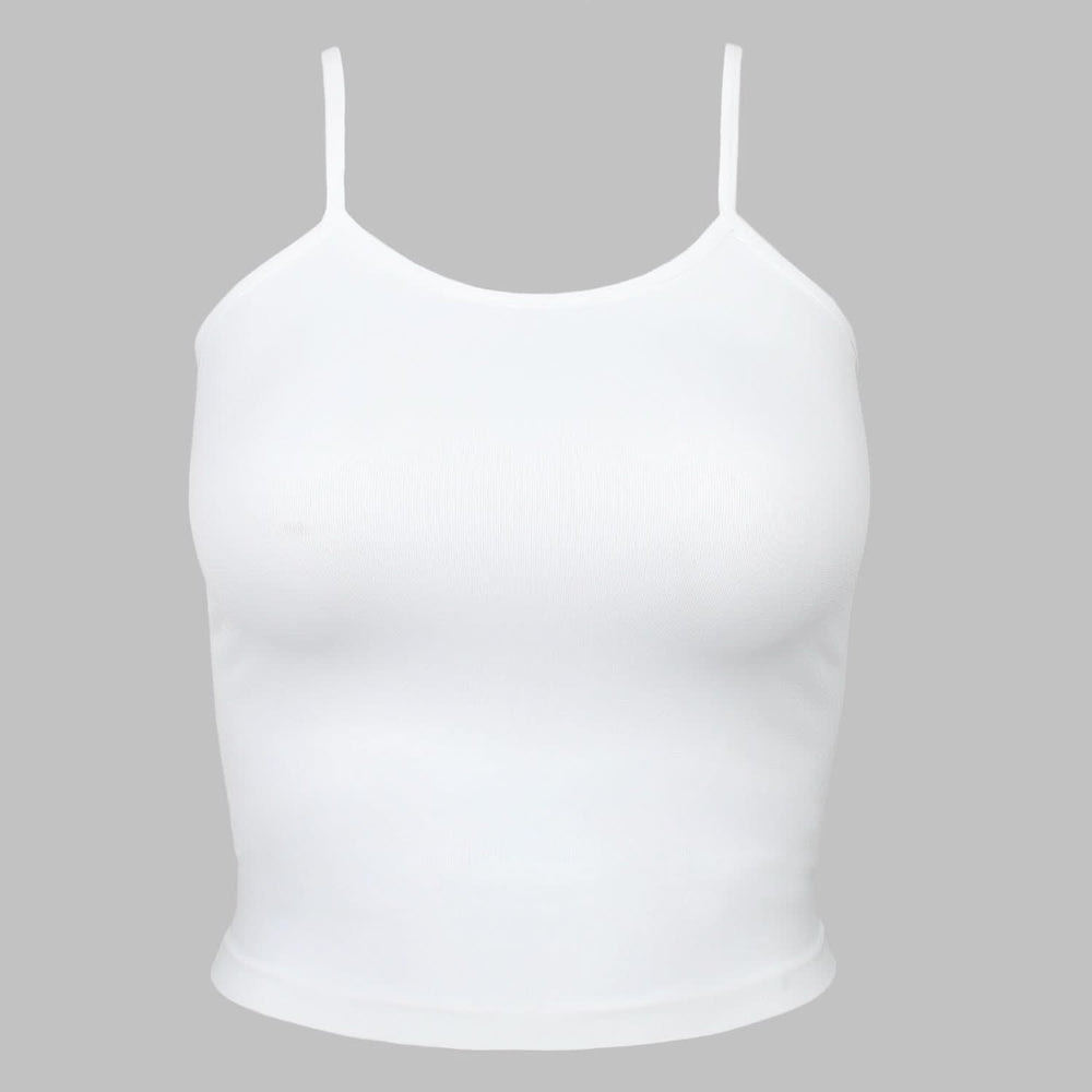 Girls Seamless Camisole - White, Girls Shameez Camisole & Biddies, Chase Value, Chase Value