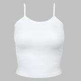 Girls Seamless Camisole - White, Girls Shameez Camisole & Biddies, Chase Value, Chase Value