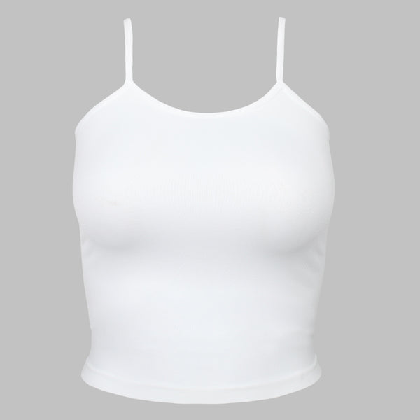 Girls Seamless Camisole - White