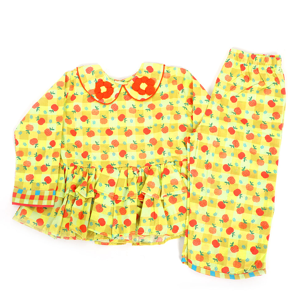 Eminent Girls Printed Suit - Green, Girls Shalwar Kameez, Eminent, Chase Value