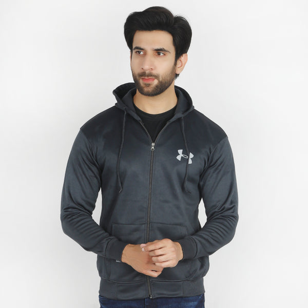 Men's Full Sleeves Jacket - Dark Grey