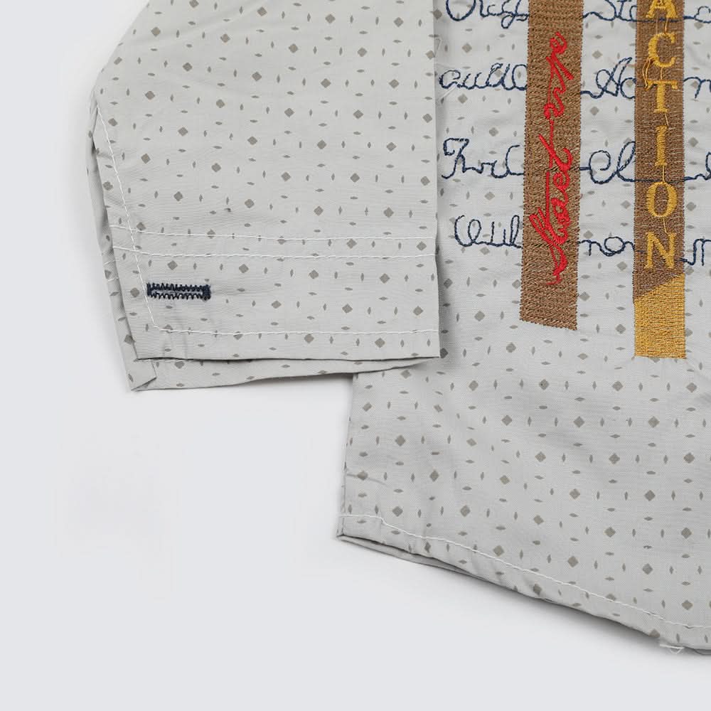 Newborn Boys Full Sleeves Suit - Light Grey, Newborn Boys Sets & Suits, Chase Value, Chase Value