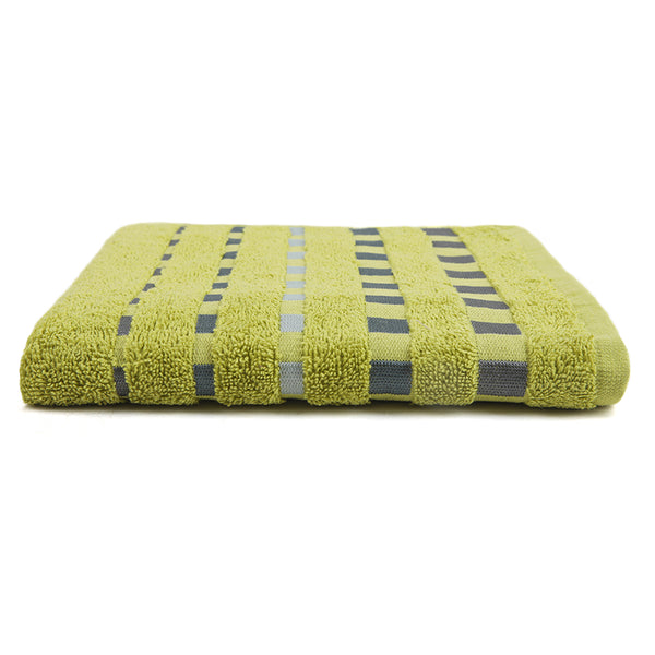 Dots Jacquard Face Towel - Lime Green