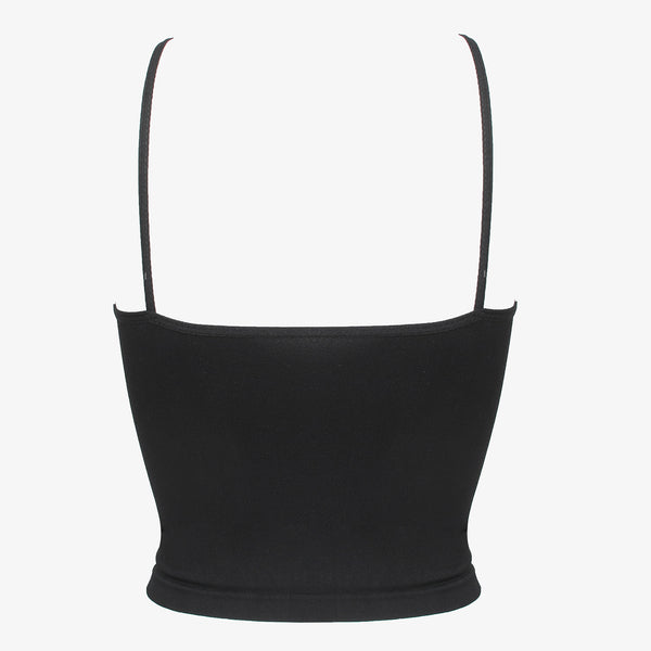 Girls Seamless Camisole - Black