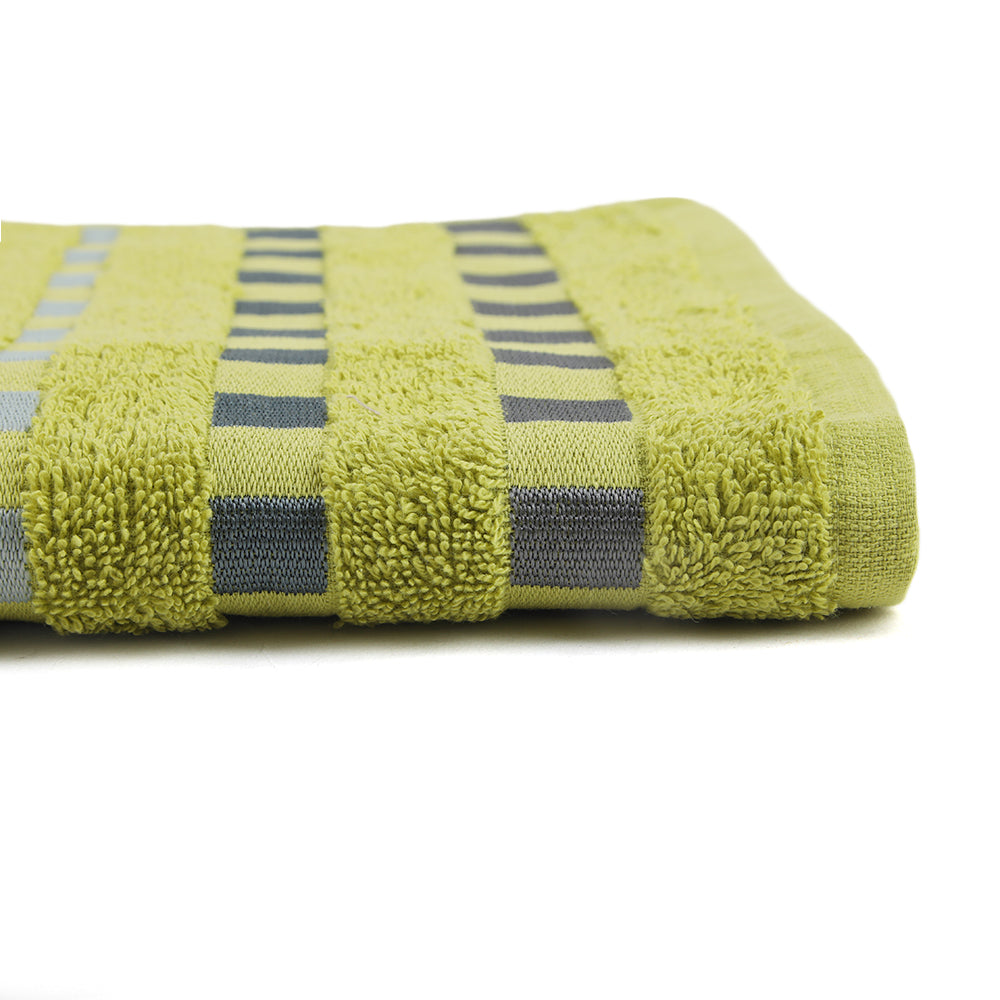 Dots Jacquard Face Towel - Lime Green, Face Towels, Chase Value, Chase Value