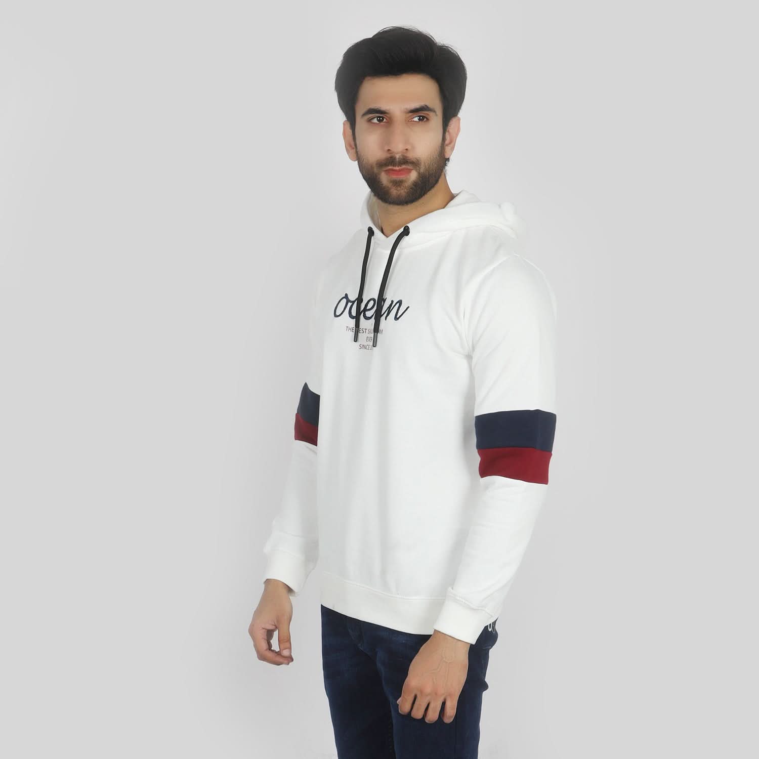 Eminent Men's Full Sleeves Hoodie - White, Men's Sweater & Sweat Shirts, Eminent, Chase Value