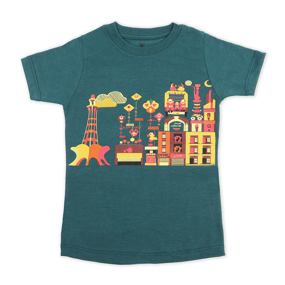 Eminent Girls Independence Day T-Shirt - Green, Girls T-Shirts, Eminent, Chase Value