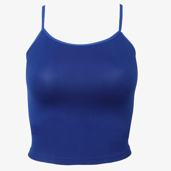 Girls Seamless Camisole - Royal Blue