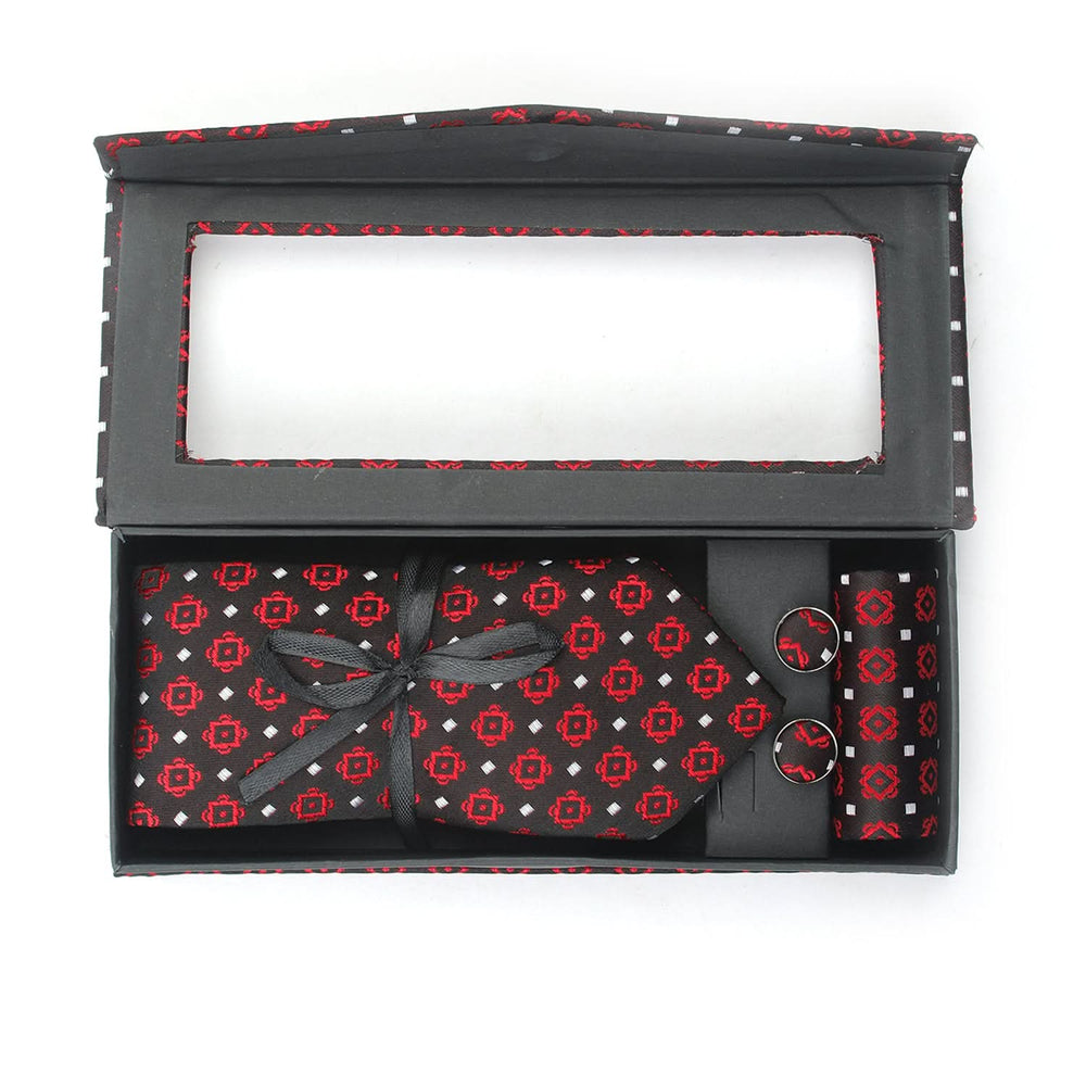 Men's Neck Tie Box - Maroon, Men's Tie, Chase Value, Chase Value