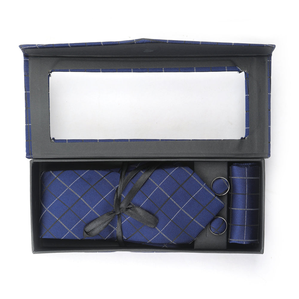 Men's Neck Tie Box - Navy Blue, Men's Tie, Chase Value, Chase Value