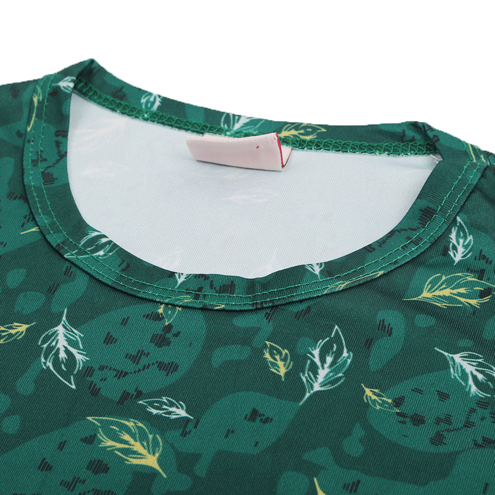 Valuable Girls Independence Day Half Sleeves T-Shirt - Green, Girls T-Shirts, Chase Value, Chase Value