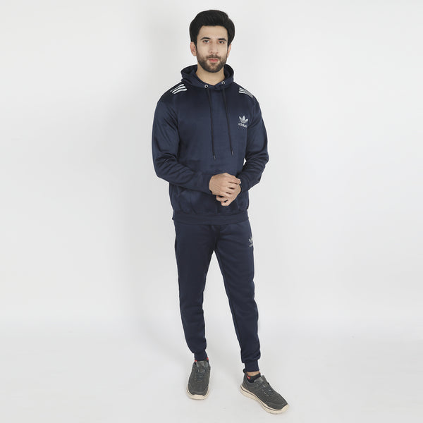 Men's Full Sleeves Track Suit - Navy Blue