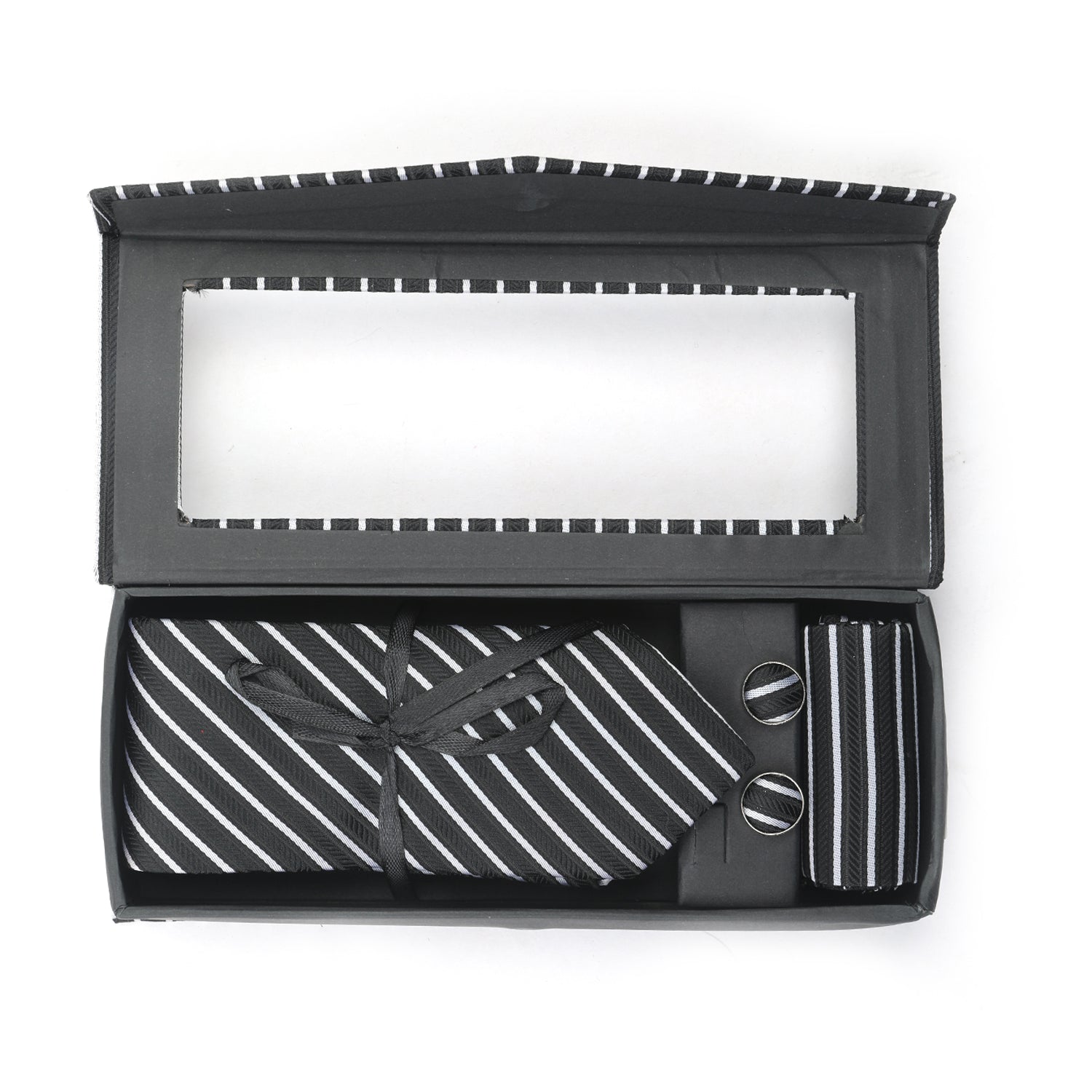 Men's Neck Tie Box - Black, Men's Tie, Chase Value, Chase Value