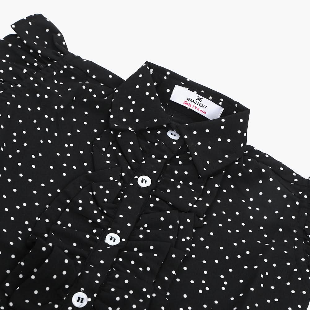 Girls Western Top - Black, Girls Tops, Chase Value, Chase Value