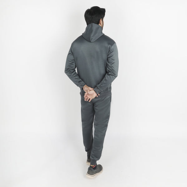 Men's Full Sleeves Track Suit - Dark Grey