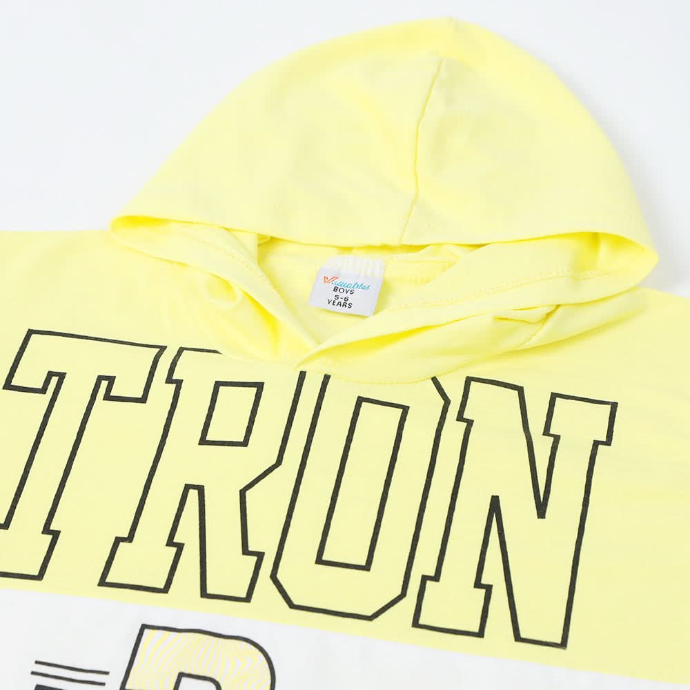 Boys Hooded T-Shirt - Yellow, Boys T-Shirts, Chase Value, Chase Value