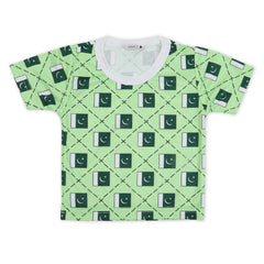 Valuables Newborn Boys Independence Day T-Shirt - Green
