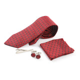 Men's Neck Tie Box With Pin - Red, Men's Tie, Chase Value, Chase Value