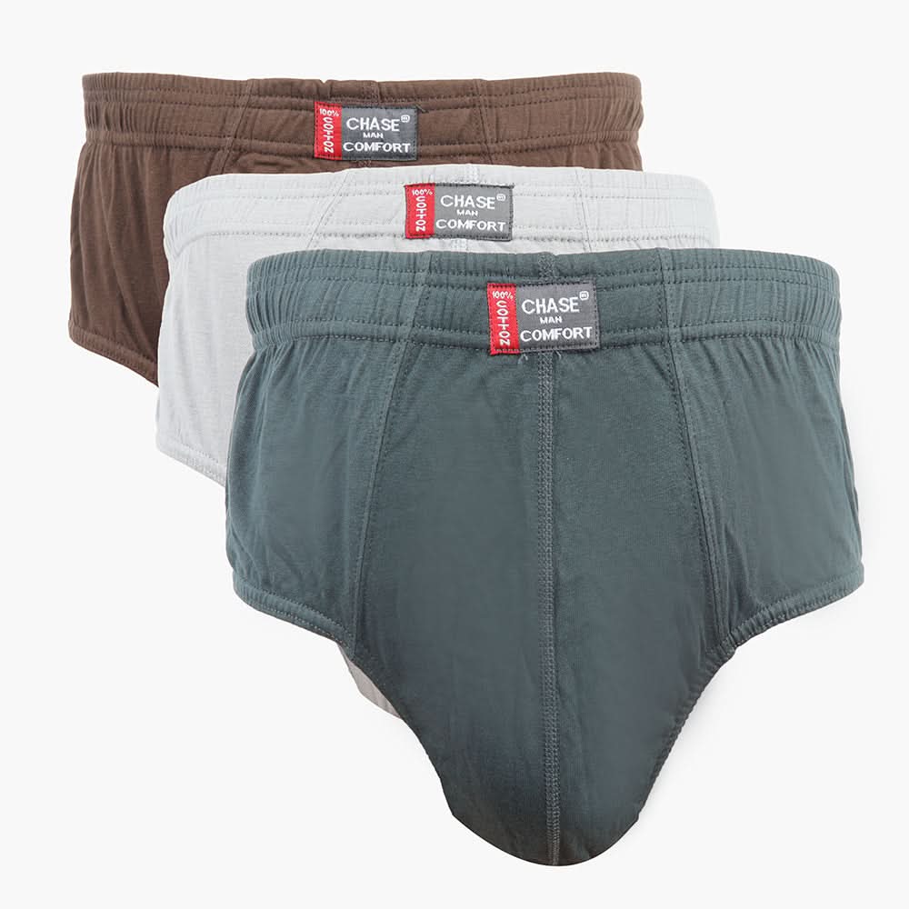 Men’s Underwear Pack of 3 - Free Size, Men's Underwear, Chase Value, Chase Value