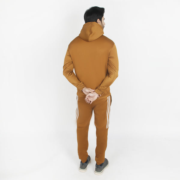 Men's Full Sleeves Track Suit - Brown