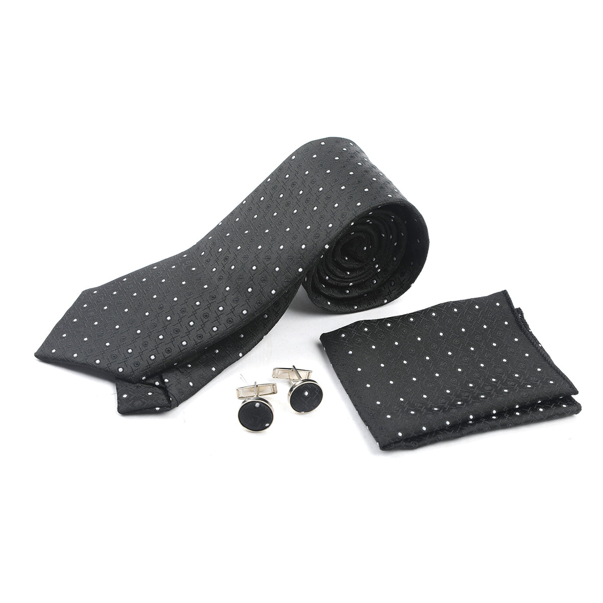 Men's Neck Tie Box - Black & White, Men's Tie, Chase Value, Chase Value