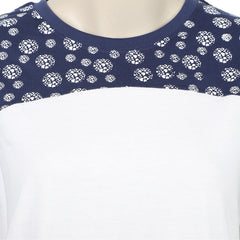 Eminent Women's Half Sleeves T-Shirt - Mid Blue