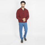 Men's Jacket - Maroon, Men's Jackets & Hoodies, Chase Value, Chase Value
