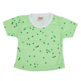 Valuables Newborn Girls Independence Day T-Shirt - Green, Newborn Girls T-Shirts, Chase Value, Chase Value