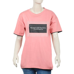 Eminent Women's Half Sleeves T-Shirt - Flamingo