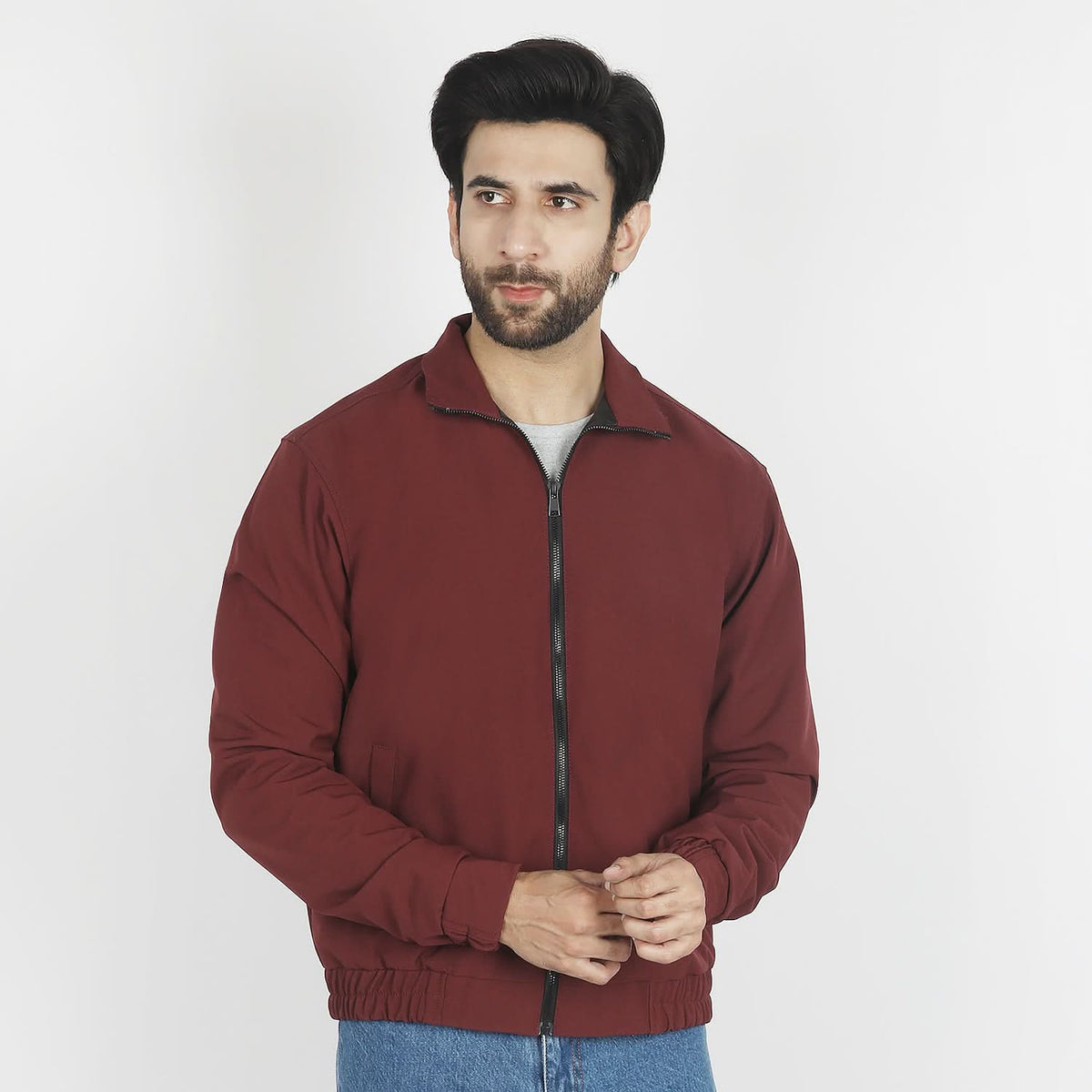 Men's Jacket - Maroon, Men's Jackets & Hoodies, Chase Value, Chase Value