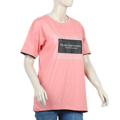 Eminent Women's Half Sleeves T-Shirt - Flamingo